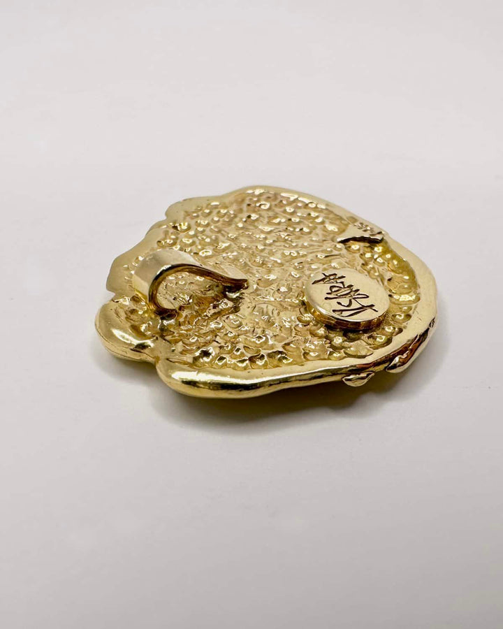 Медальон с буква – 14K Злато и диамант