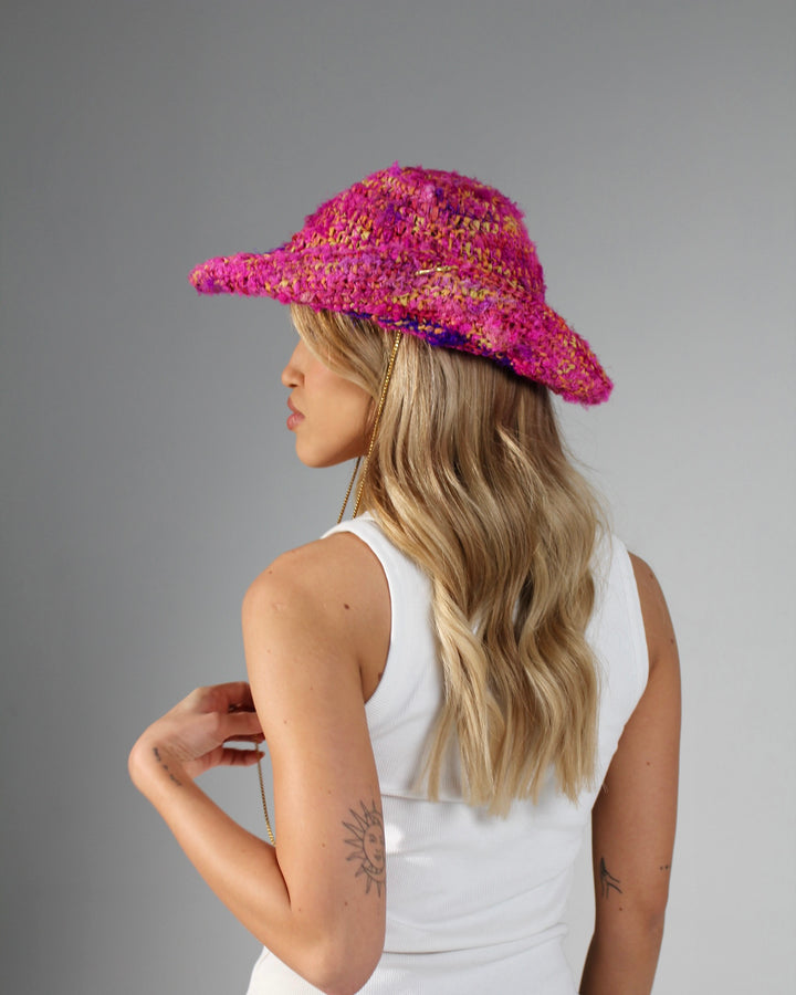 Fuscia Cowboy Hat