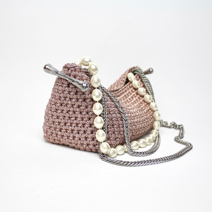 Чанта Pearl Rosa Clasp - M