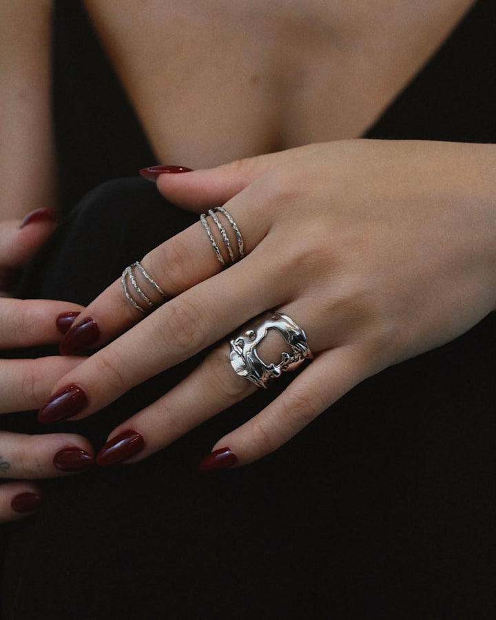 Liquify Sterling Silver 925  Ring