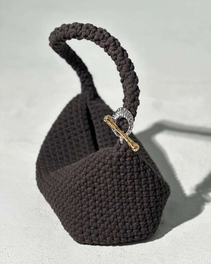 Gigi Clasp Bag - Espresso