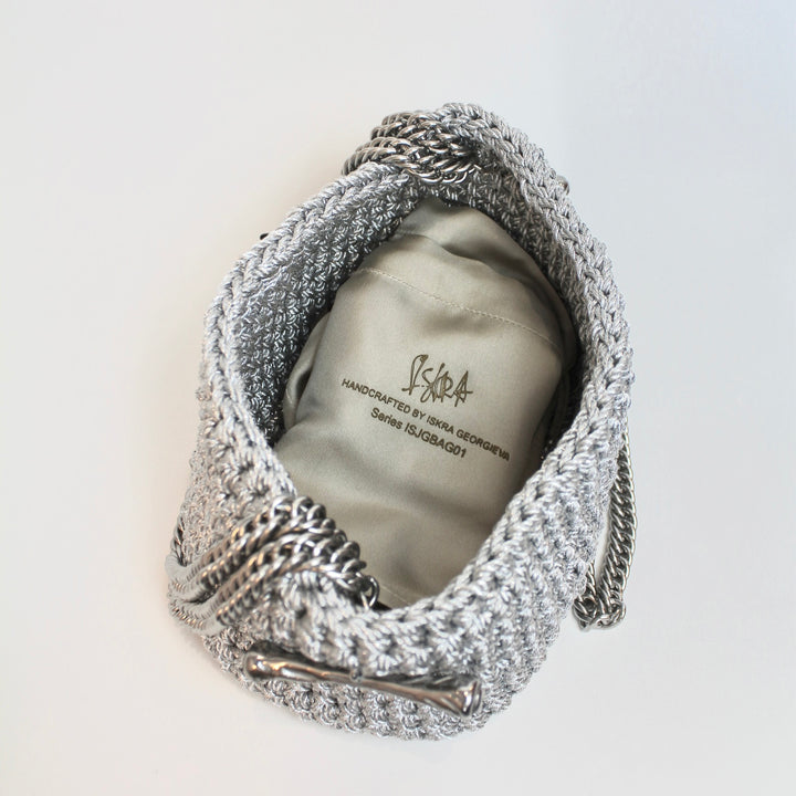 Stella Silver Clasp Bag - Medium
