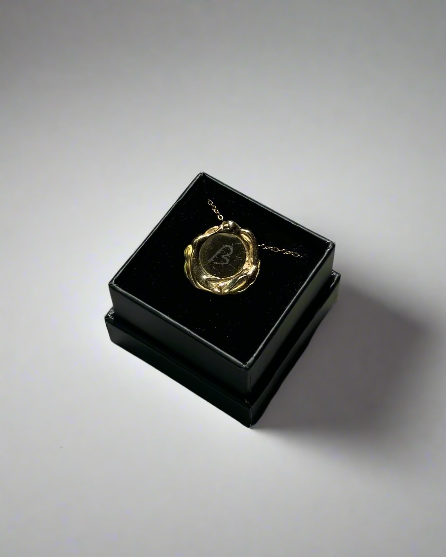 Liquefy Stainless Steel Letter Medallion – Personalised Engraving