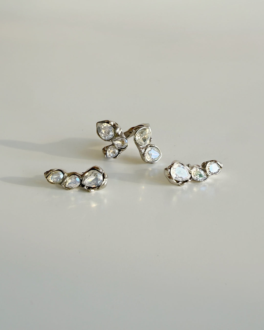 Blossom Earrings & Ring Set - Silver