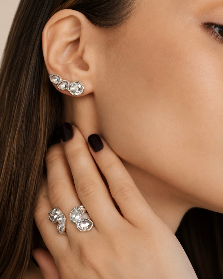Blossom Earrings & Ring Set