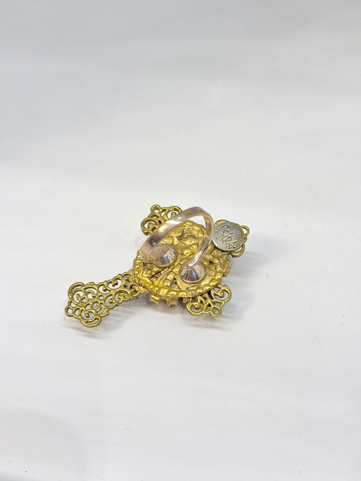 Blue Cross Ring - Unique