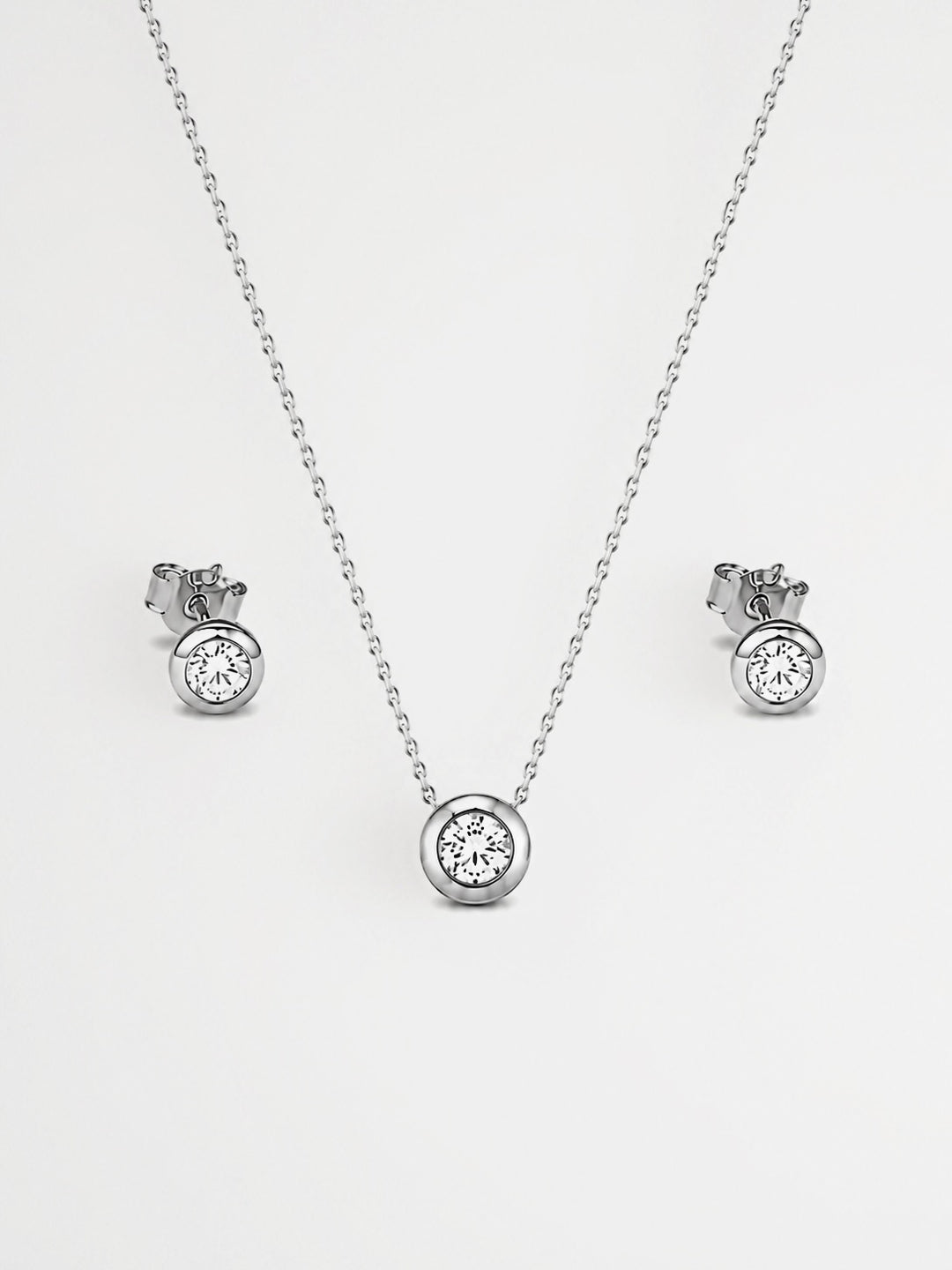 Circle Set - Necklace & Earrings