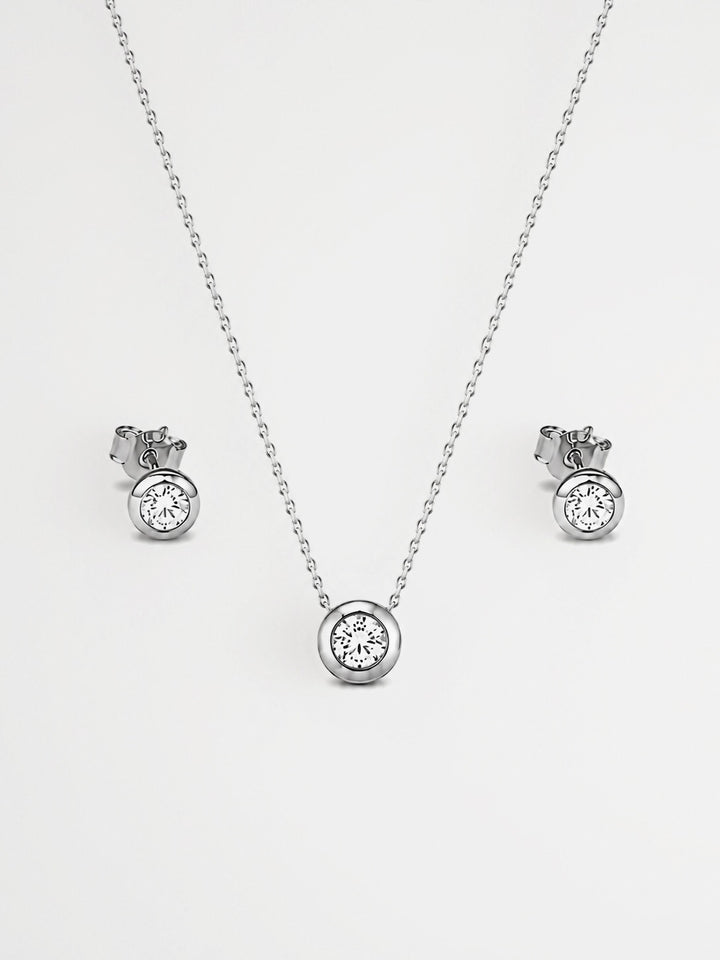 Circle Set - Necklace & Earrings