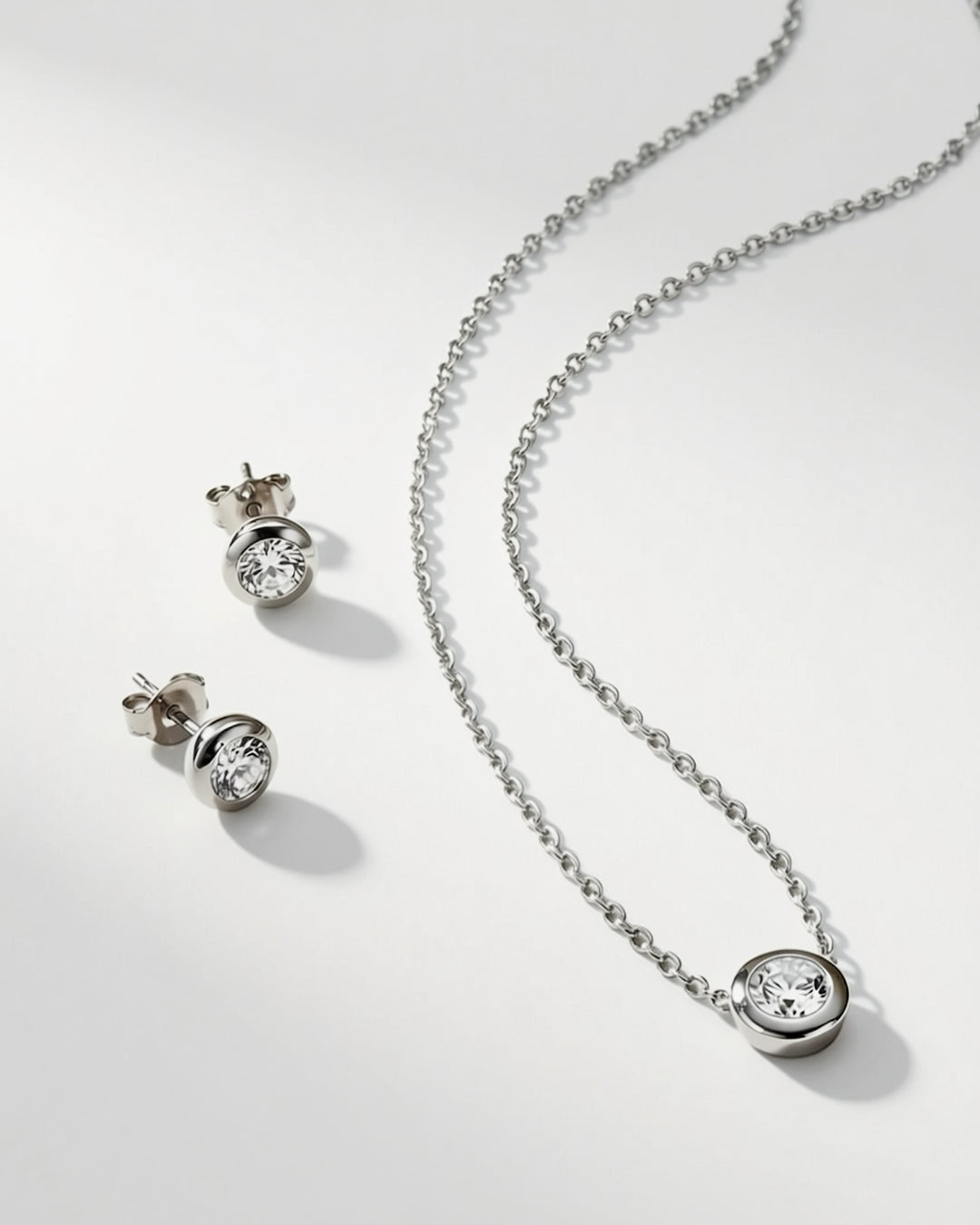 Circle Set - Necklace & Earrings