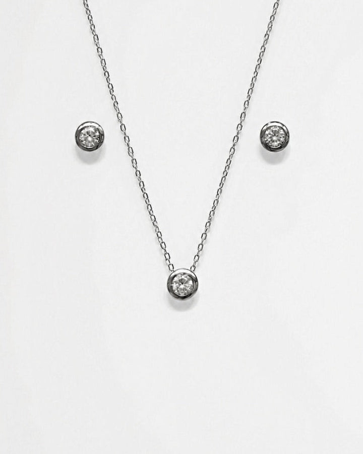 Circle Set - Necklace & Earrings