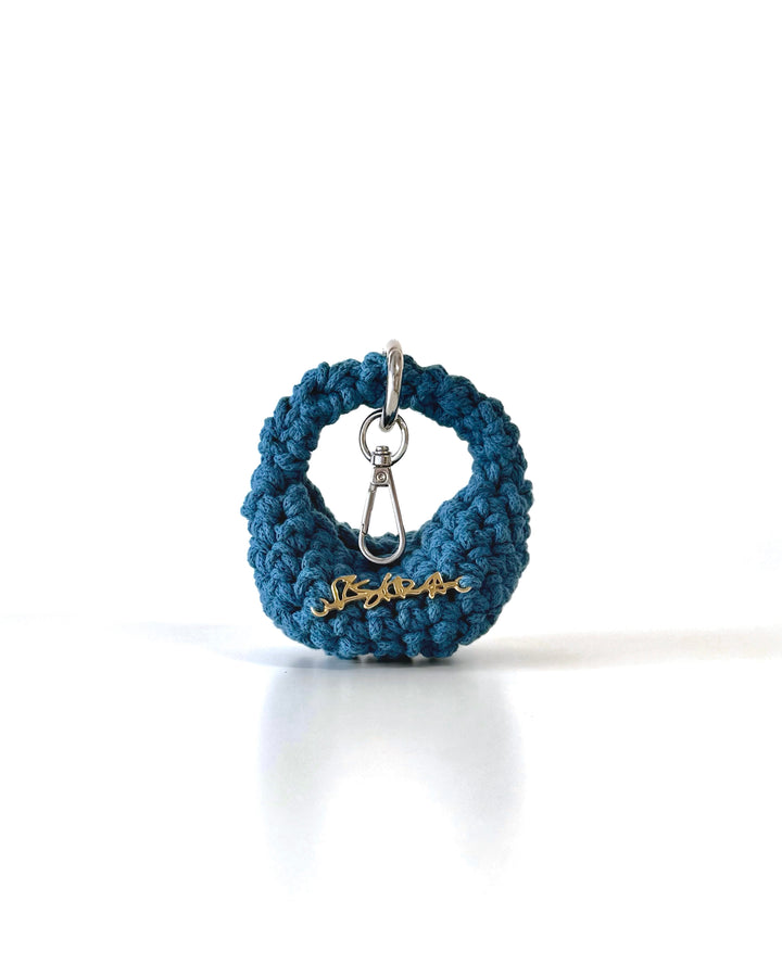 Crossbody Blue Clasp Bag