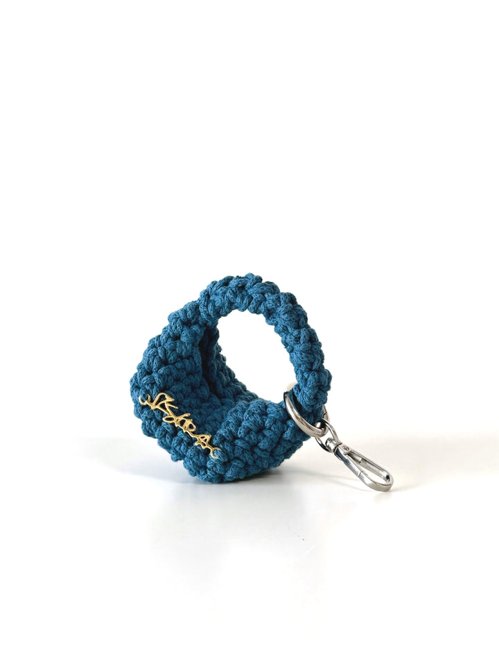 Crossbody Blue Clasp Bag