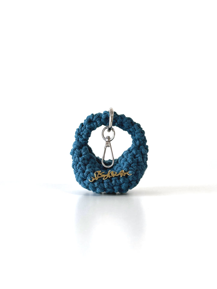Crossbody Blue Clasp Bag