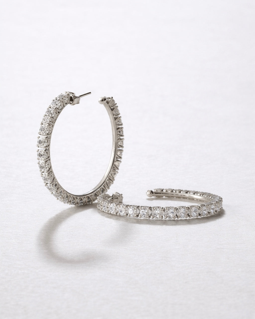 Crystal Sterling Silver 925 Earrings