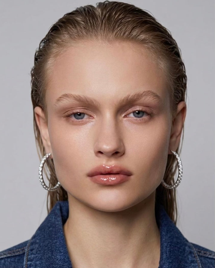 Crystal Sterling Silver 925 Earrings