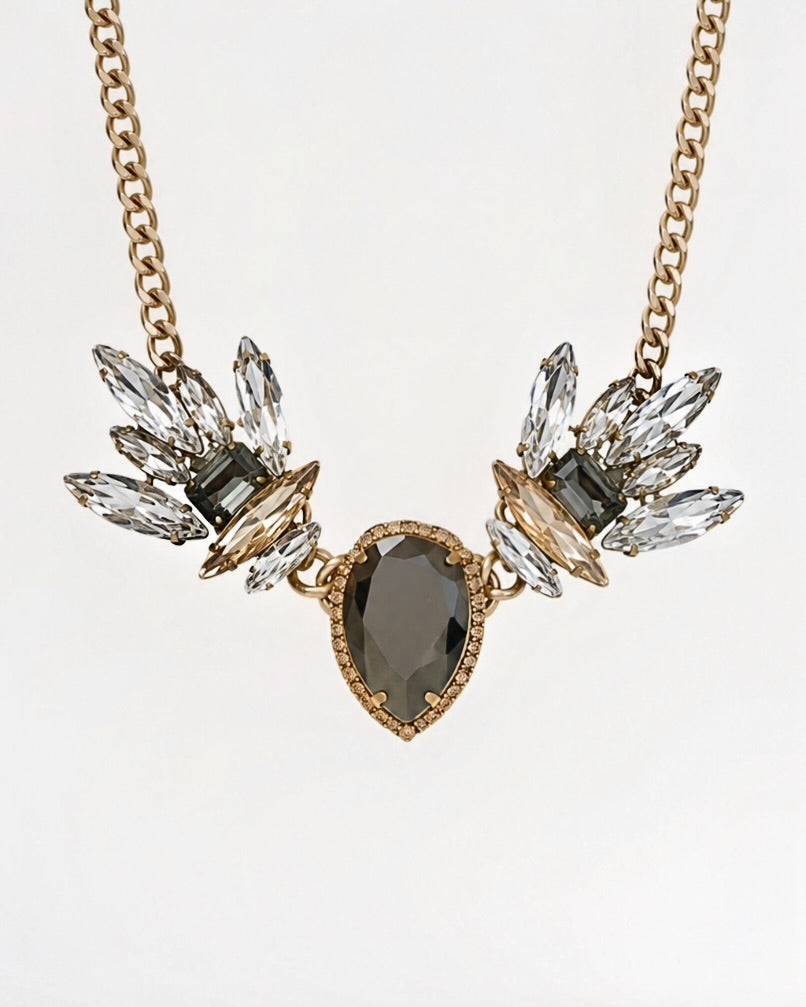 Crystal Wings Necklace
