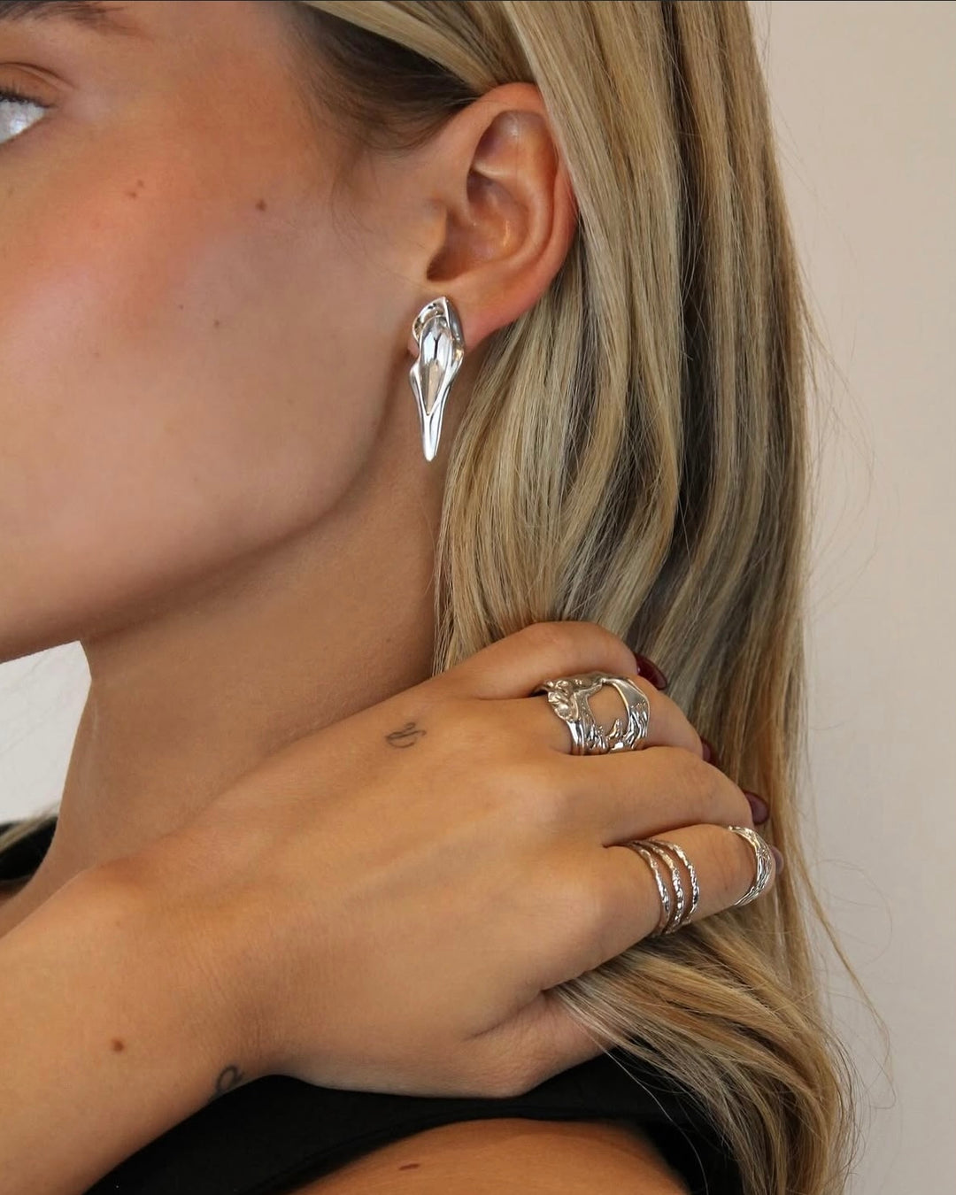 Raindrop Sterling Silver 925 Earrings