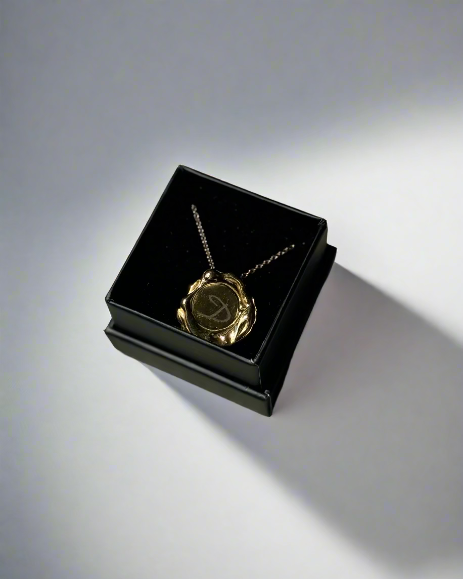 Liquefy Stainless Steel Letter Medallion – Personalised Engraving