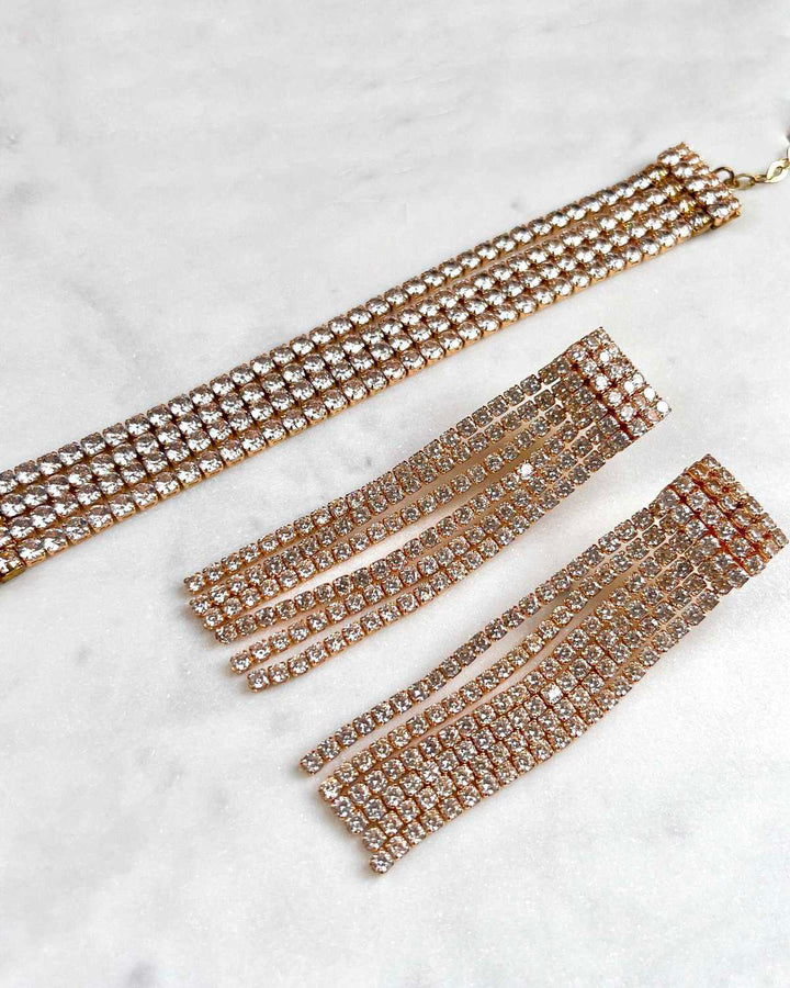 Evergreen Bracelet & Earrings Set