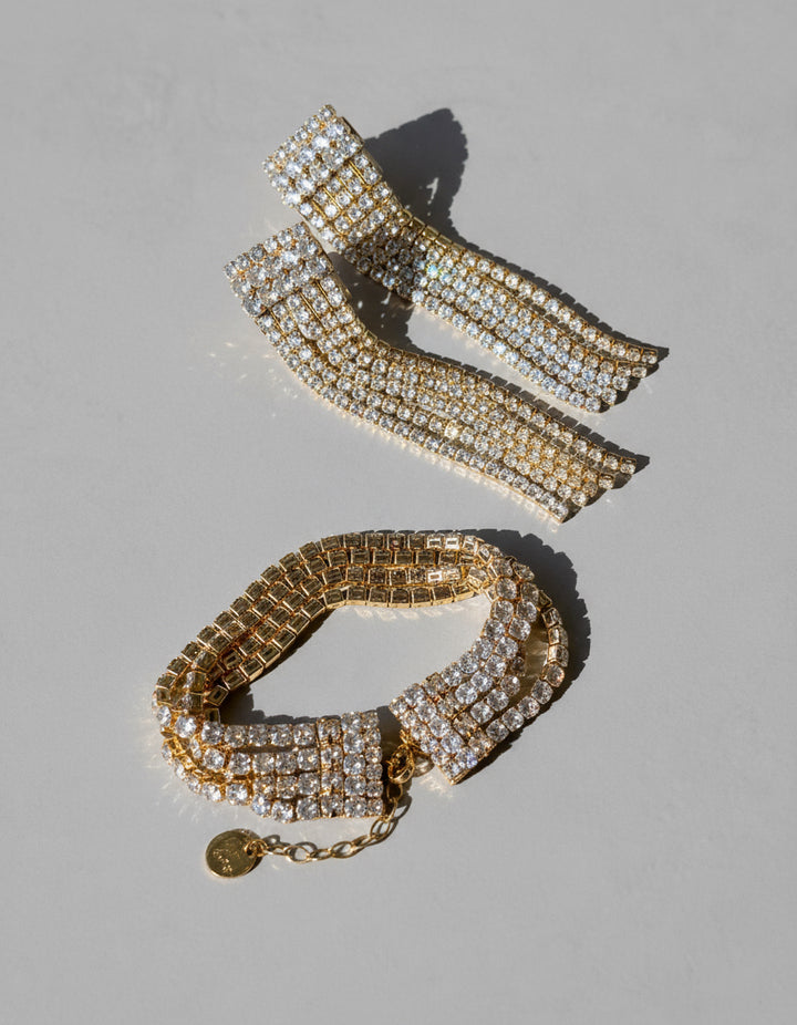 Evergreen Bracelet & Earrings Set