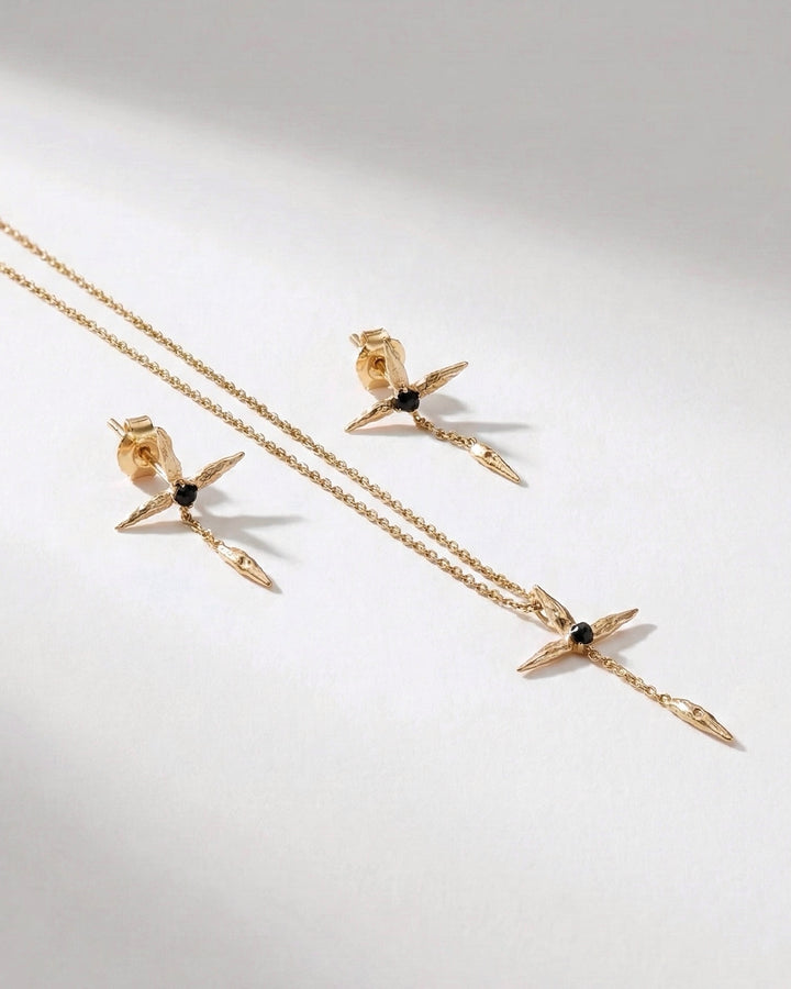 Freedom Pearl Necklace & Earrings Set