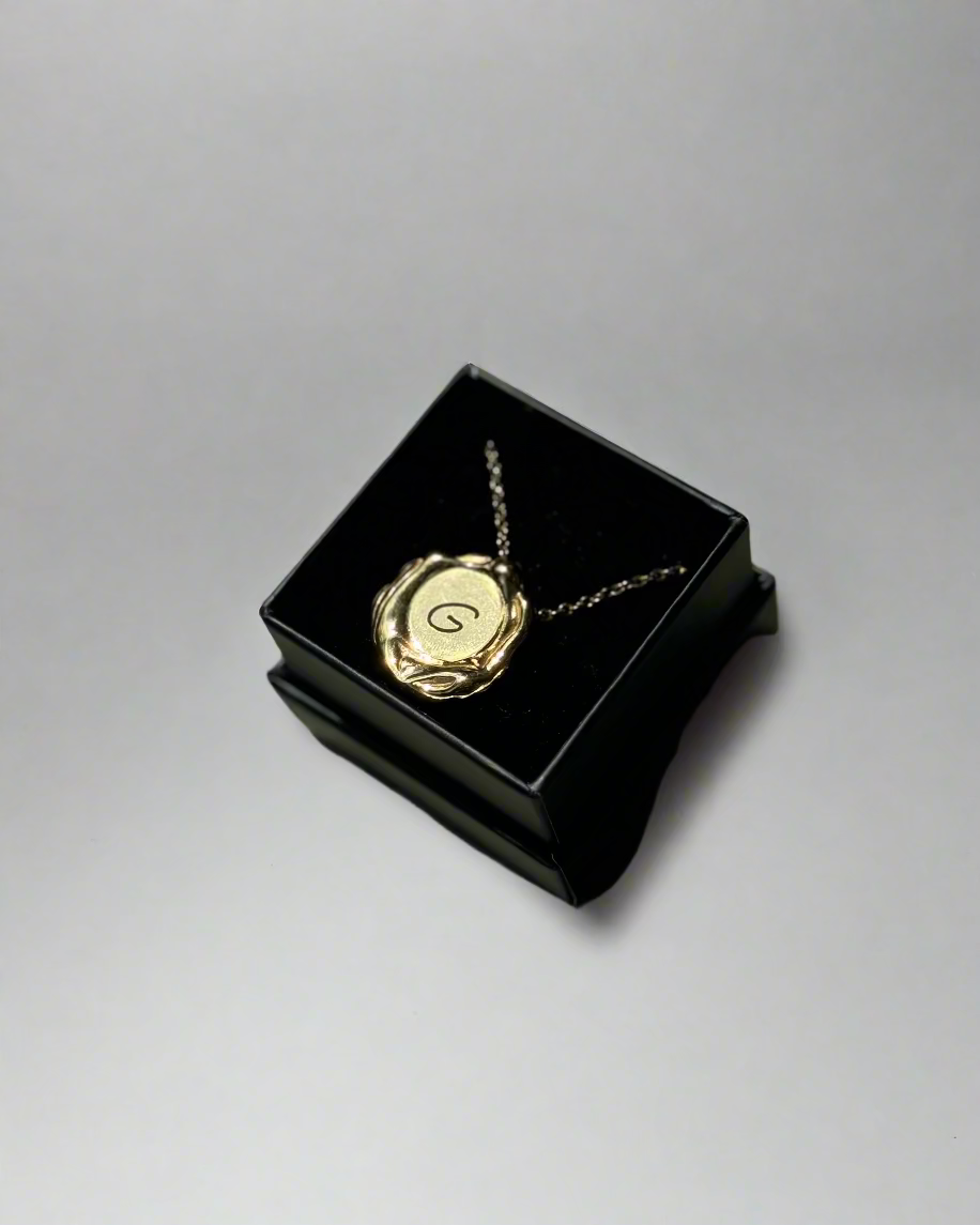 Liquefy Stainless Steel Letter Medallion – Personalised Engraving