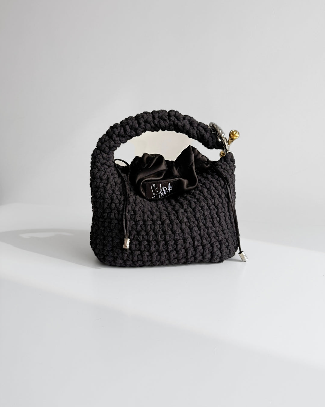 Gigi Clasp Bag - Black