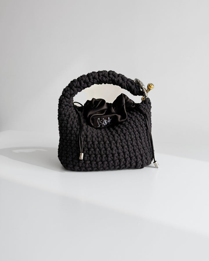 Gigi Clasp Bag - Black