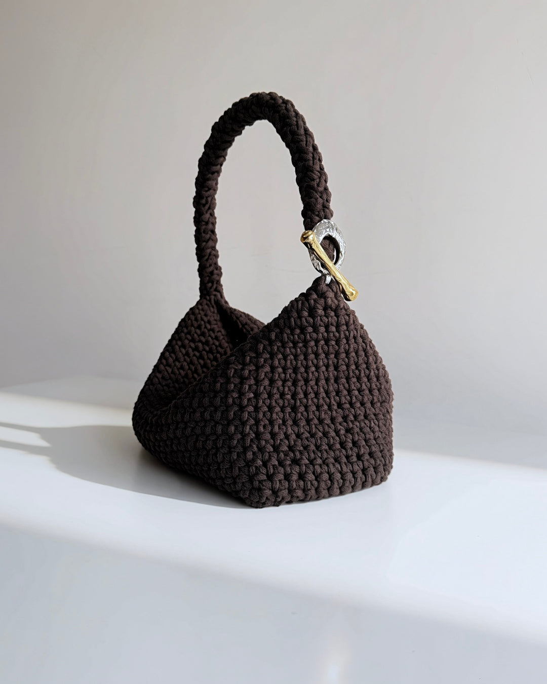 Gigi Clasp Bag - Espresso