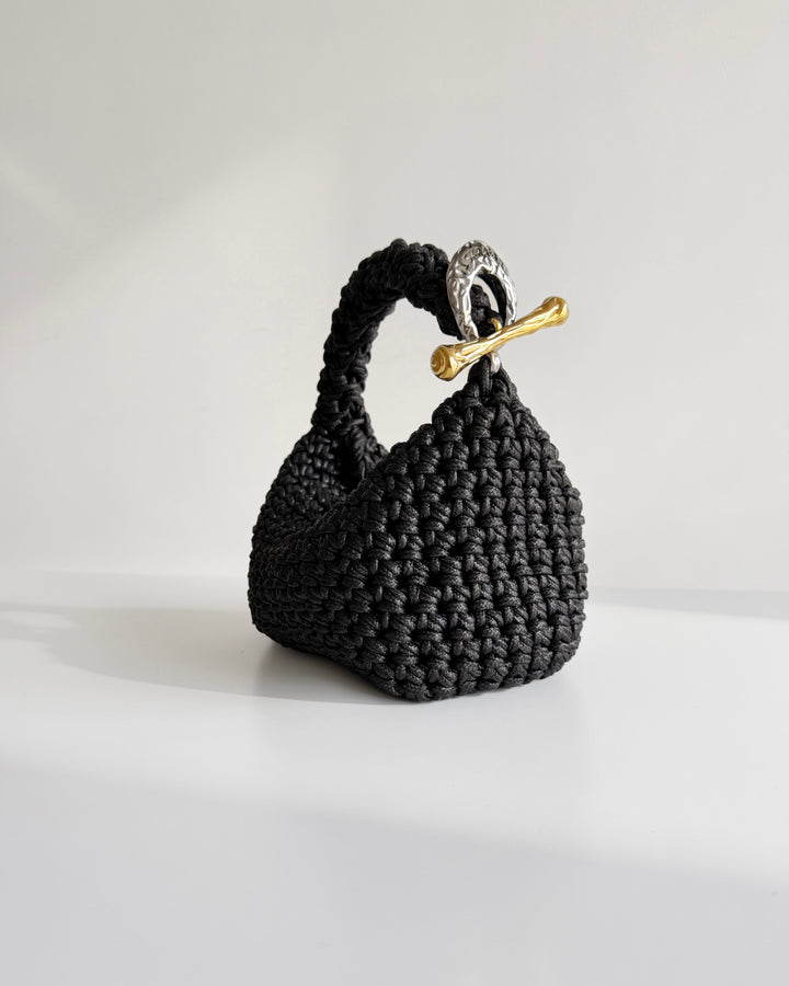 Gigi Clasp Bag - Faux Leather