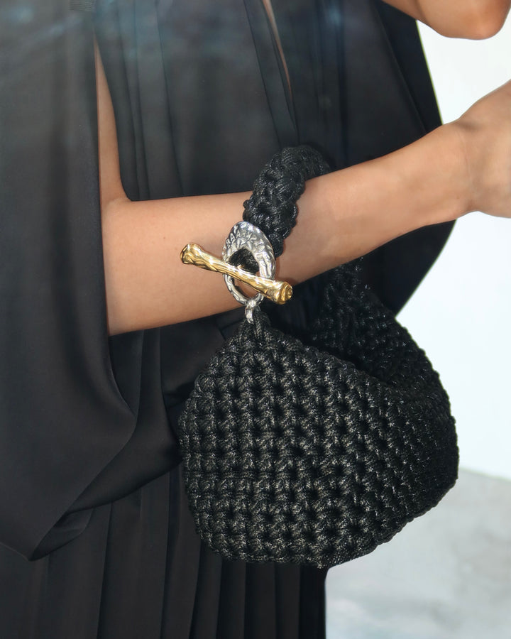 Gigi Clasp Bag - Faux Leather
