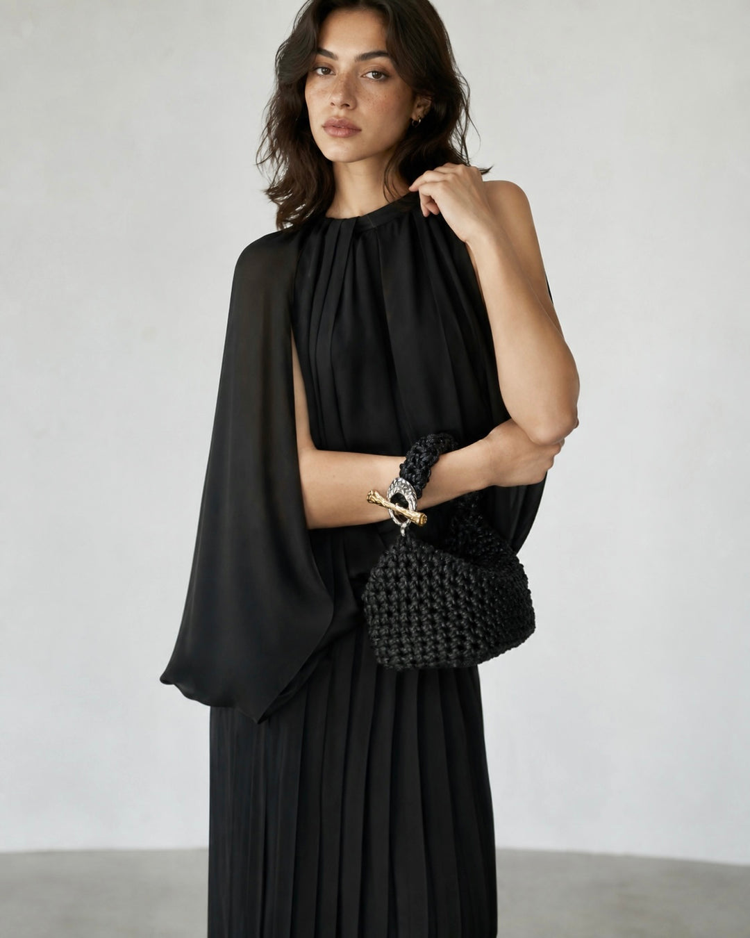 Gigi Clasp Bag - Faux Leather