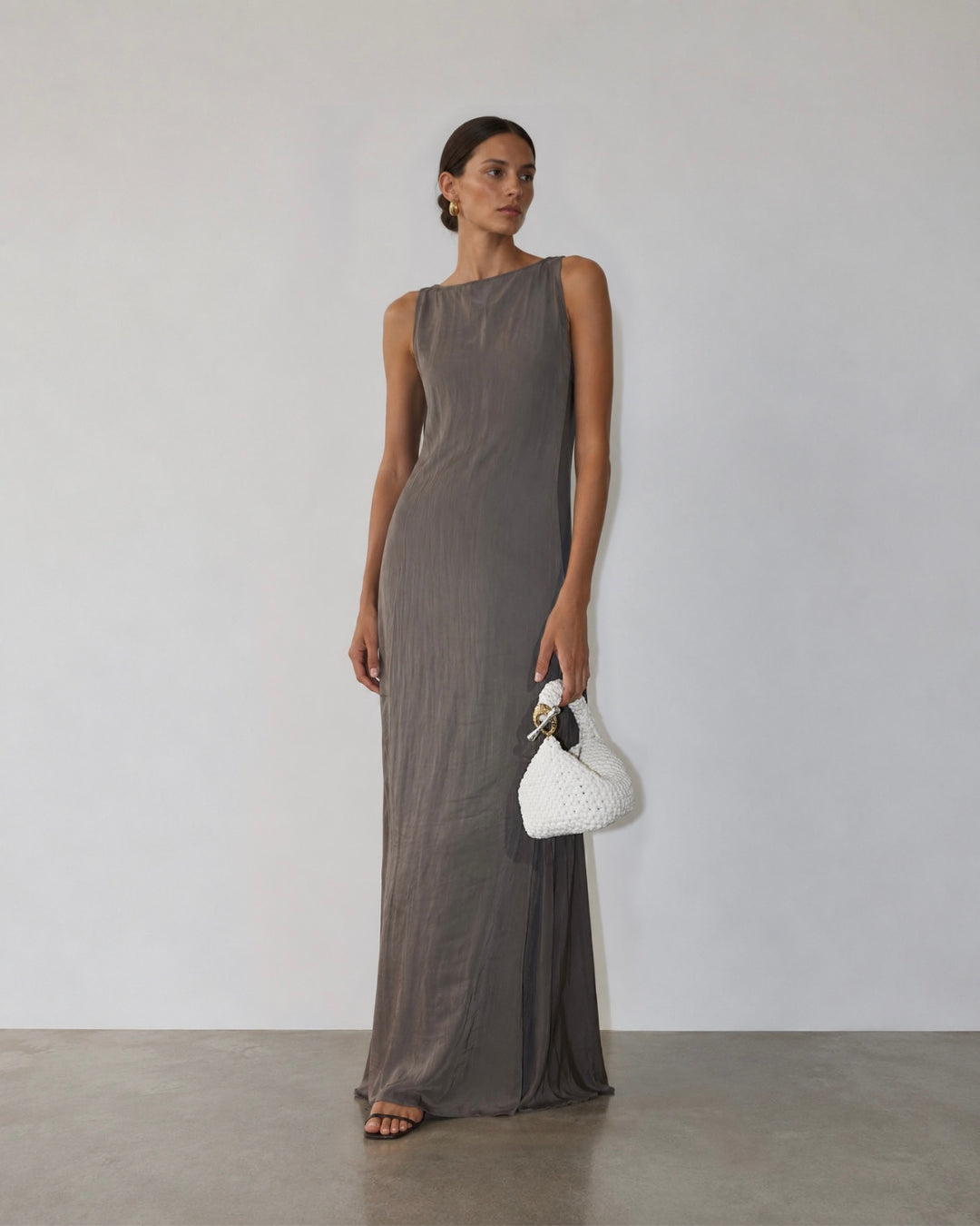 Gigi Clasp Bag - White