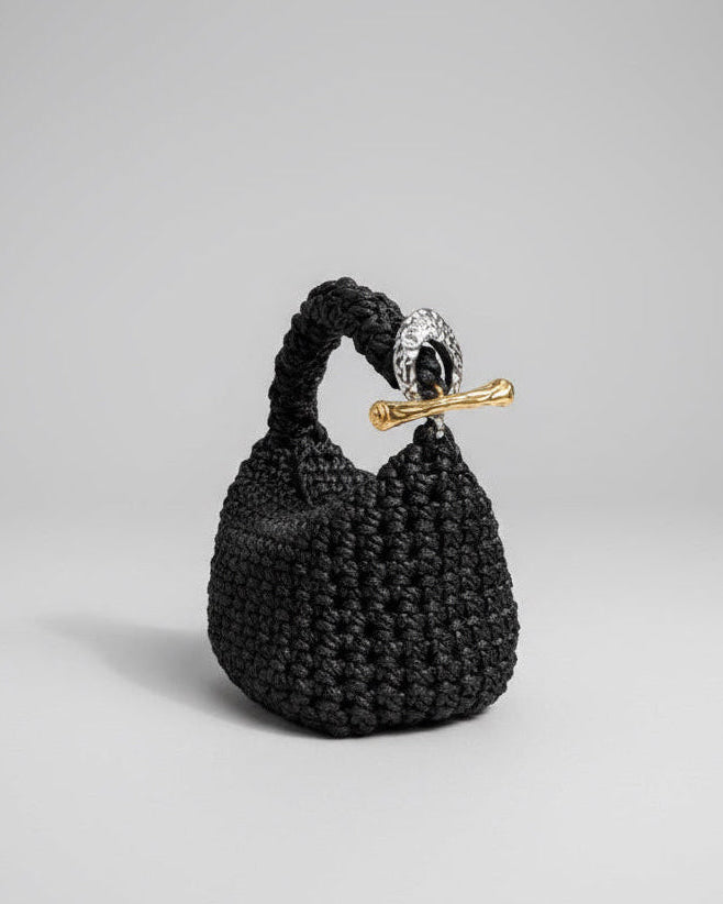 Gigi Clasp Bag - Faux Leather