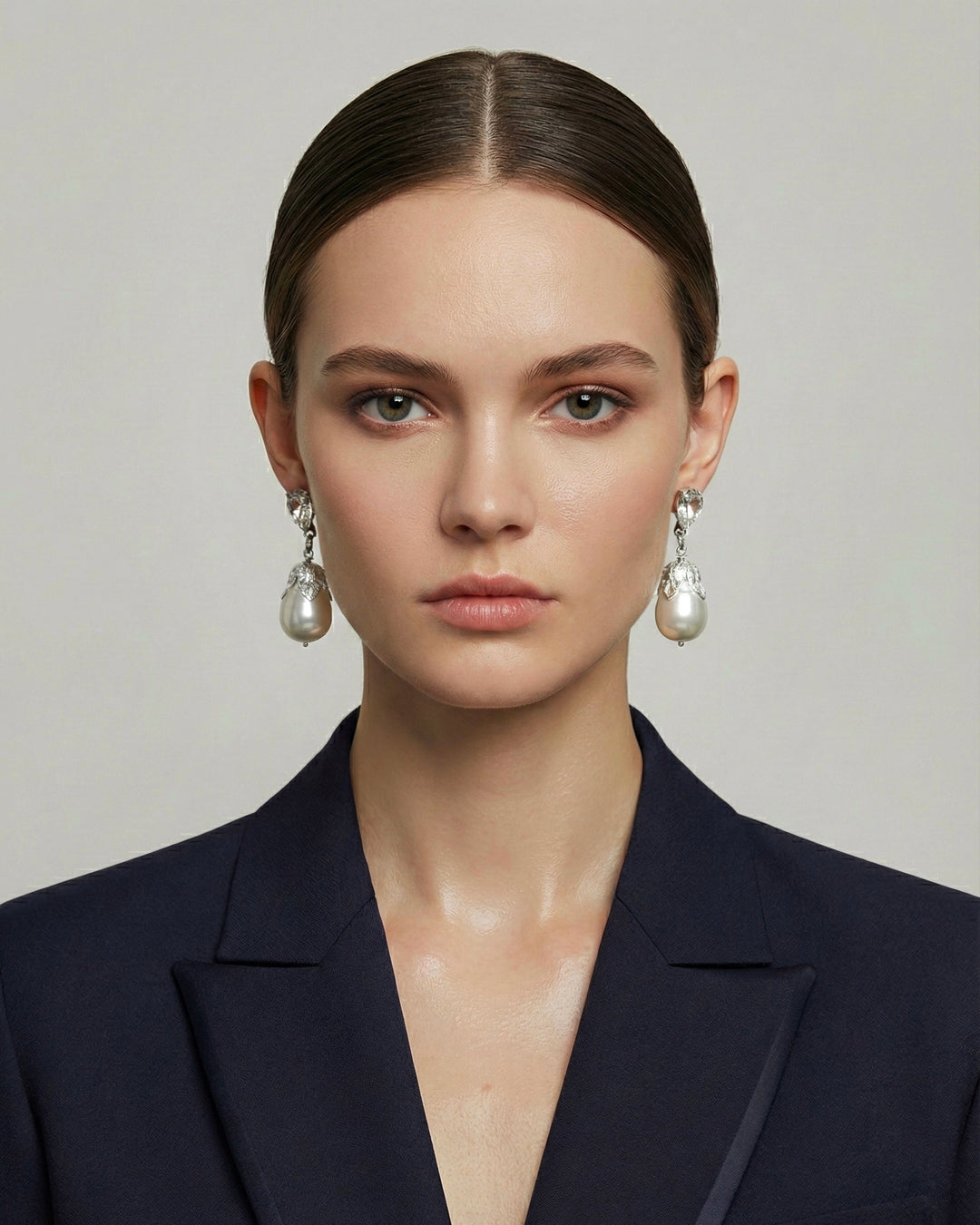 Gothic Grande Pearl Earrings