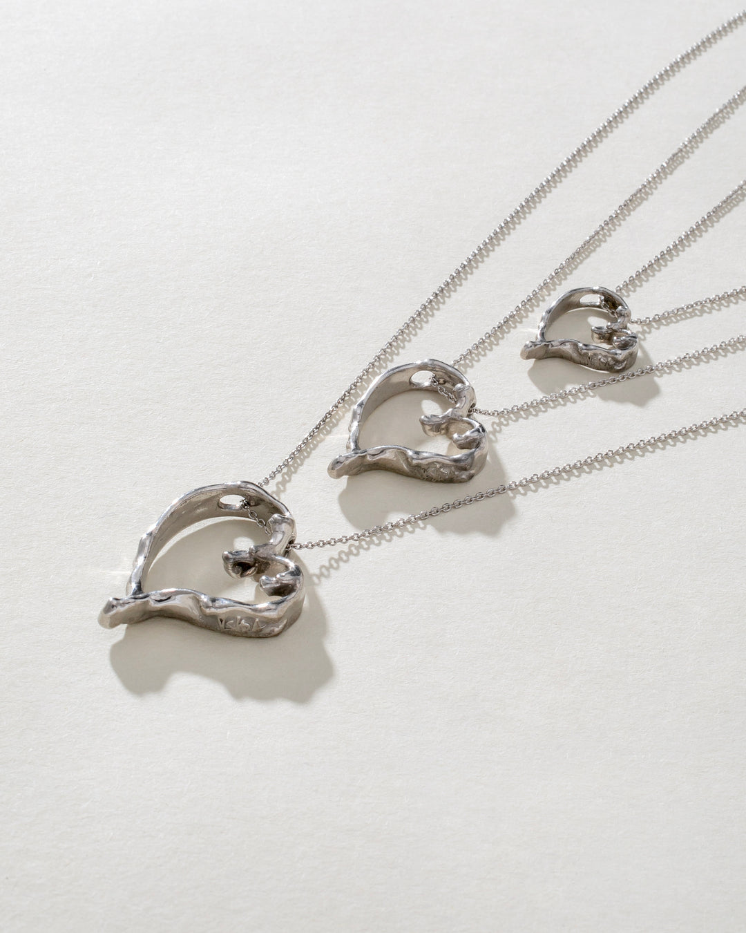 Melting Heart Sterling Silver 925 Necklace