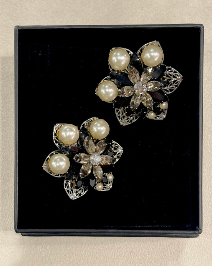 Pear Lotus earrings