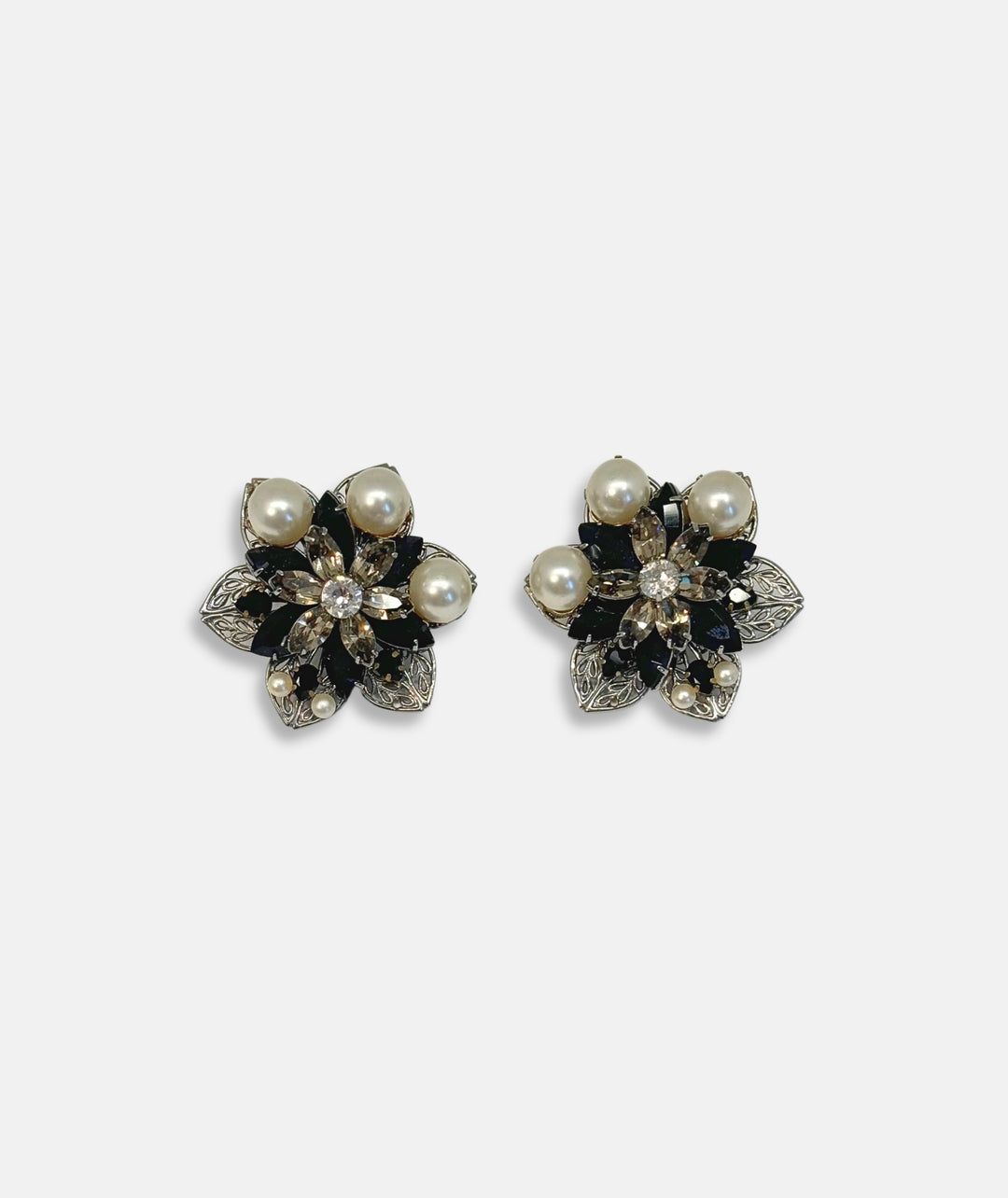 Pear Lotus earrings