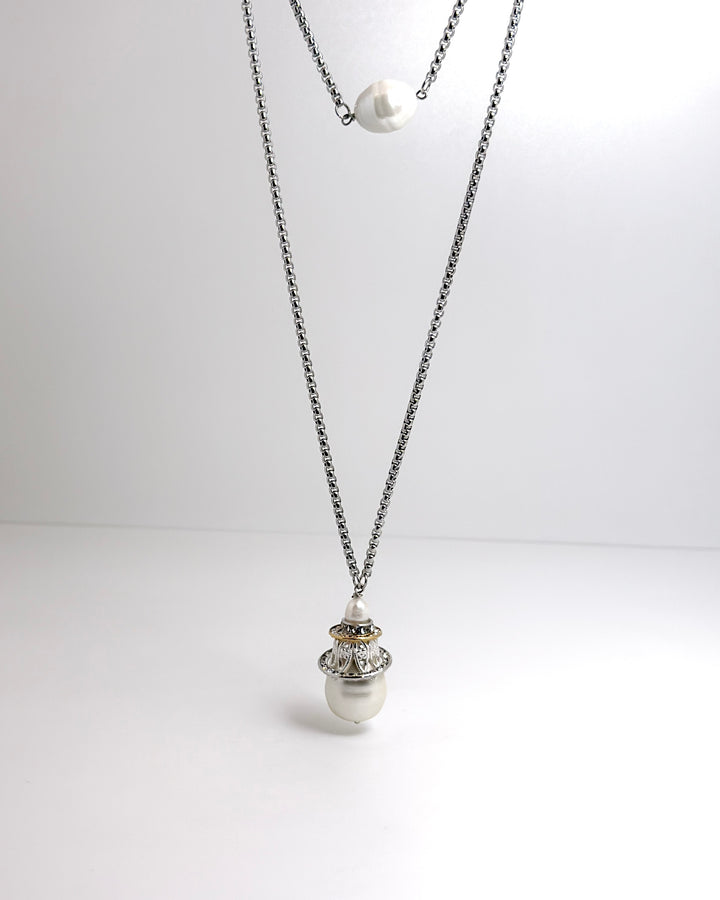 Gothic Grande Pearl Necklace