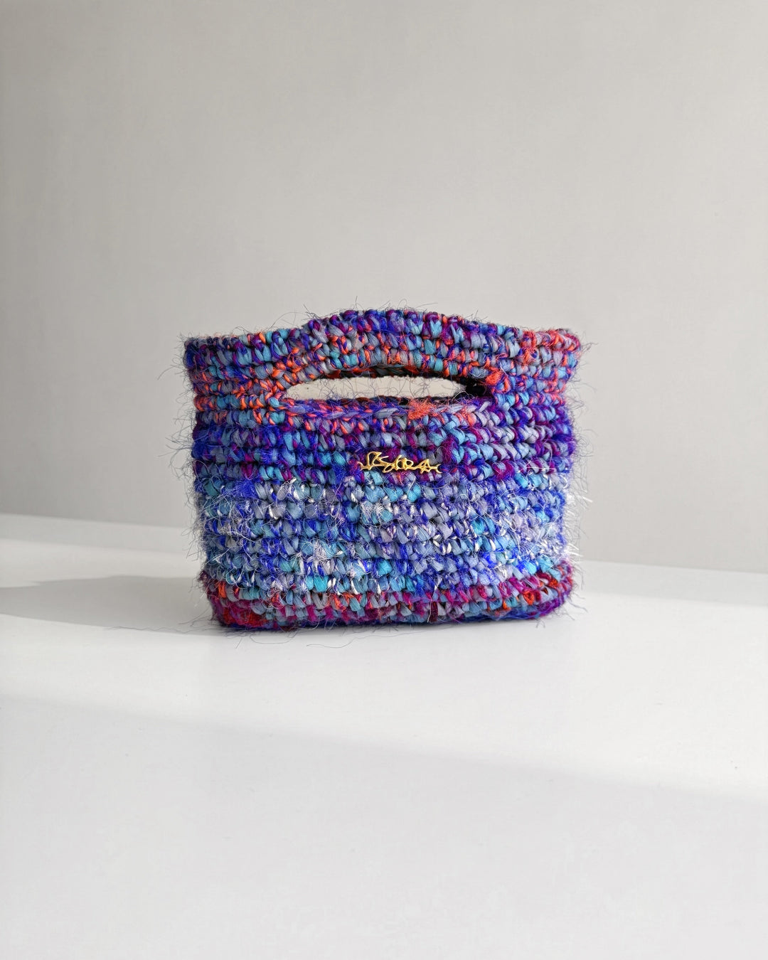 Jen Raffia & Silk Bag