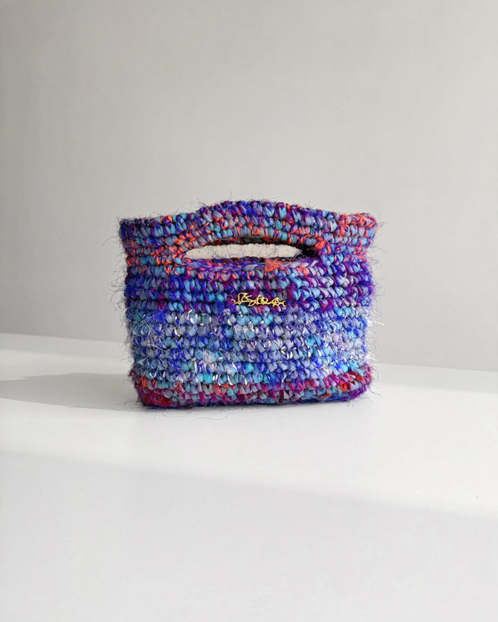 Jen Raffia & Silk Bag