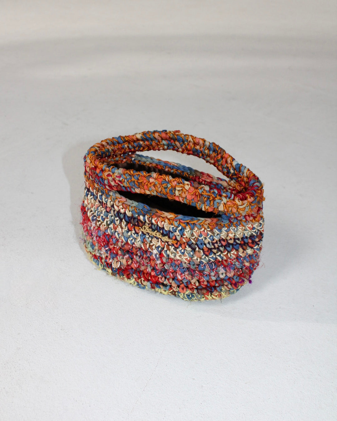 Jen Raffia & Silk Bag