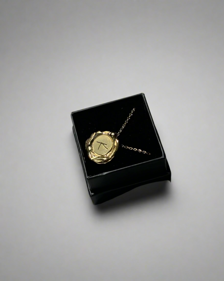 Liquefy Stainless Steel Letter Medallion – Personalised Engraving