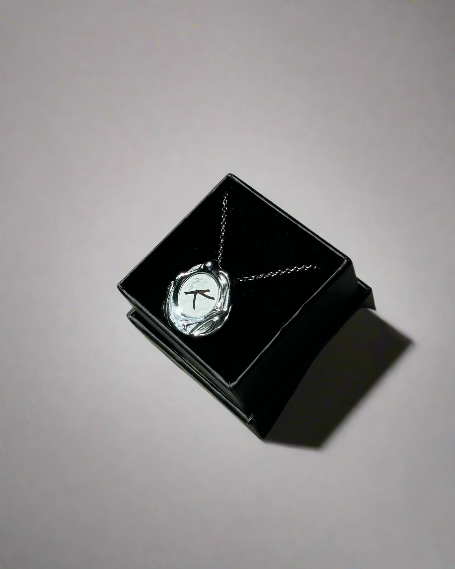 Liquefy Stainless Steel Letter Medallion – Personalised Engraving