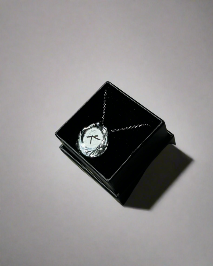 Liquefy Stainless Steel Letter Medallion – Personalised Engraving