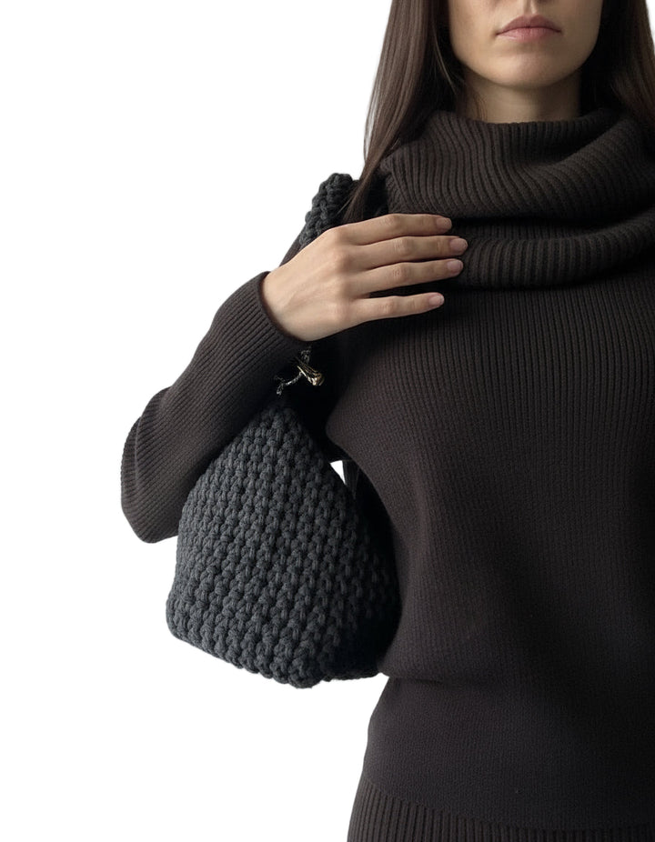 Large Gigi Clasp Bag - Espresso