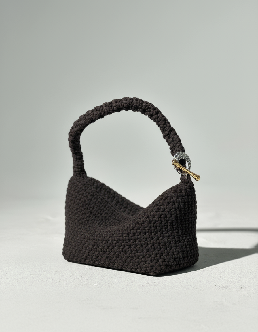 Large Gigi Clasp Bag - Espresso