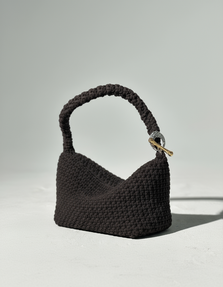 Large Gigi Clasp Bag - Espresso