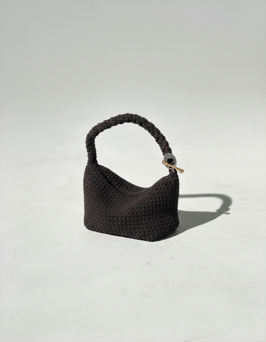 Large Gigi Clasp Bag - Espresso