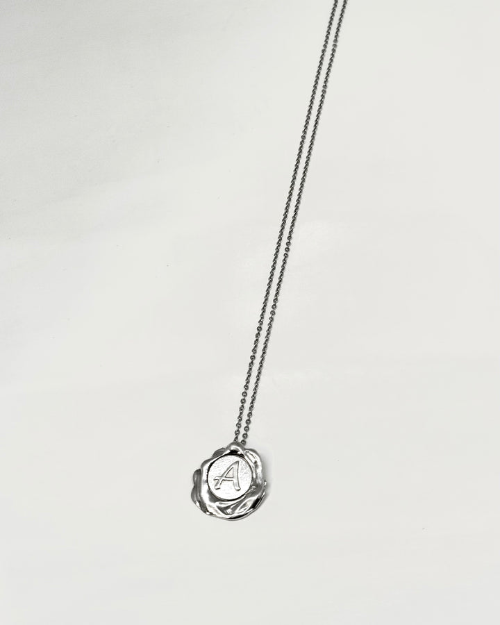 Letter Medallion - Silver 925 - Personalise engraving